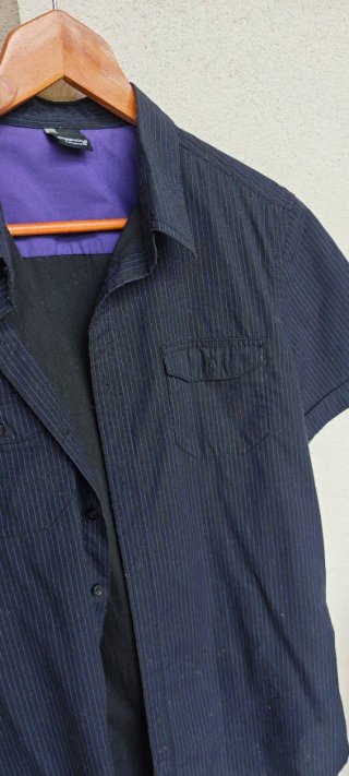 Camisa de chico negra