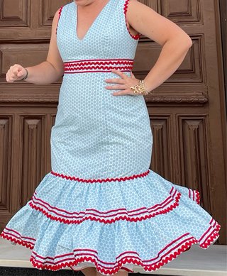 Traje de Flamenca Talla 44-46