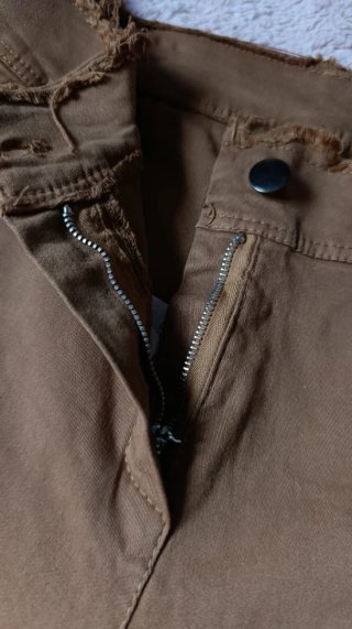 Pantalón Culotte Marrón Tierra - Talla M