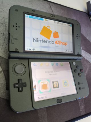 New Nintendo 3DS XL Negra gris IPS