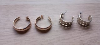 Pendientes Aro  Plateados