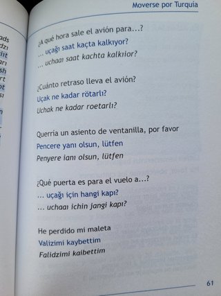Guía de conversación ESPAÑOL - TURCO