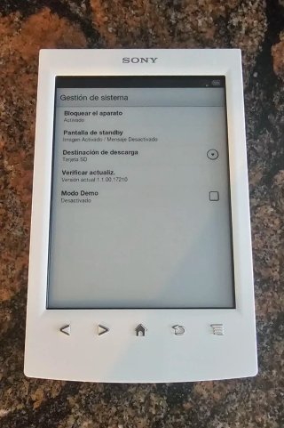 Lector de libros Sony Blanco