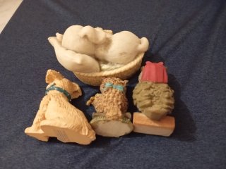 Figuras vintage resina años 80