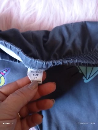Leggings niña gemelar unicornio y arcoíris