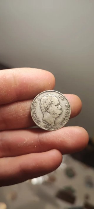 Moneta 1 Lira 1887