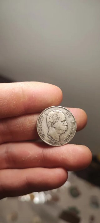 Moneta 1 Lira 1887