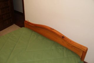 Camas, literas, estructura y base tapizada
