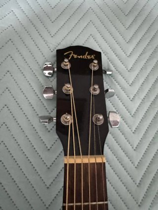 Fender CD60CE Negra Guitarra Acústica