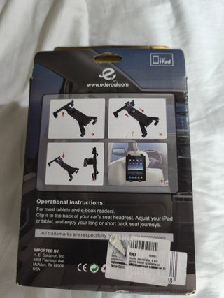 Soporte Tablet Coche Edercal iPad
