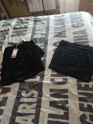 Ropa chica sin estrenar y un uso