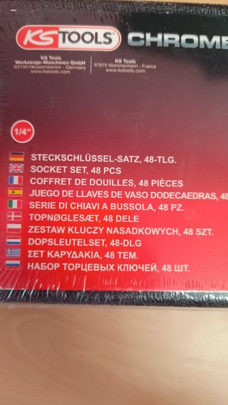 Juego de llaves de vaso KS Tools 48 pzs