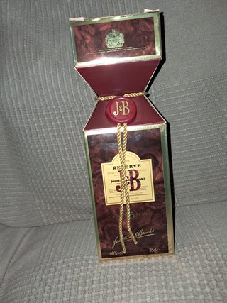 Botella coleccionismo J&B Reserva vacía