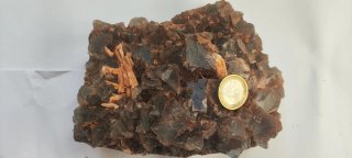 Lote de dos fluoritas Azul de Asturias