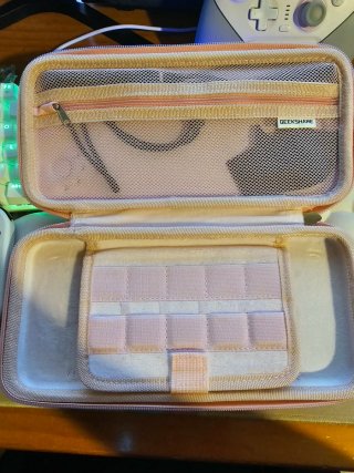 Estuche Nintendo Switch Diseño Gato Rosa