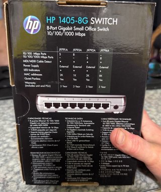 HP 1405-8G Switch 8 Puertos Gigabit