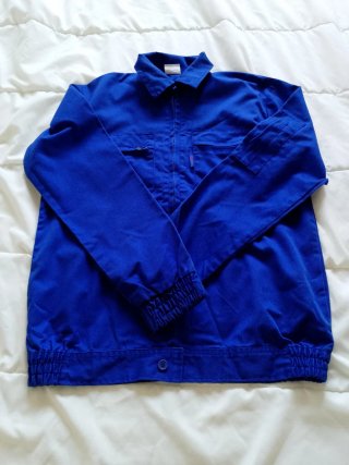 Chaqueta de trabajo azul
