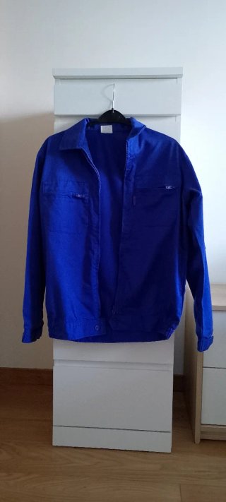 Chaqueta de trabajo azul
