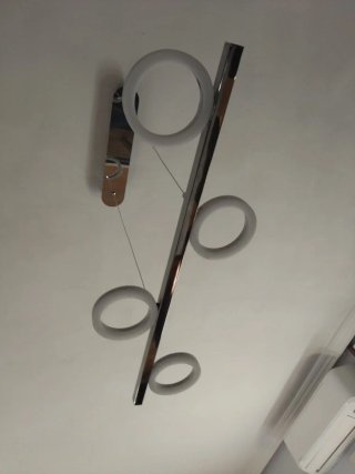 Lámpara Techo LED Madera y Metal