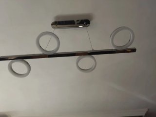 Lámpara Techo LED Madera y Metal