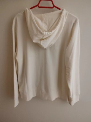 Sudadera C&A Beige con Cremallera