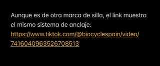 Silla trasera de bicicleta para niños.