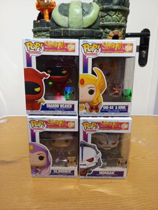 Lote 4 Funko Pop Masters of the Universe