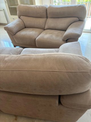 Sofá modular 2 piezas beige