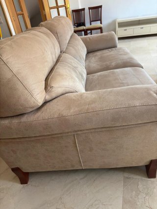 Sofá modular 2 piezas beige