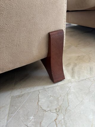 Sofá modular 2 piezas beige