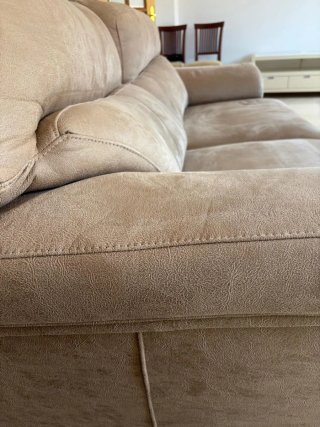 Sofá modular 2 piezas beige