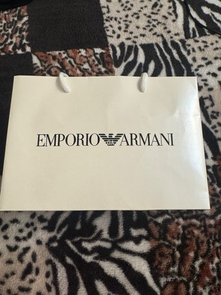 Reloj Emporio Armani Negro y Plateado