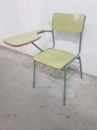 Silla escolar con pala y asiento