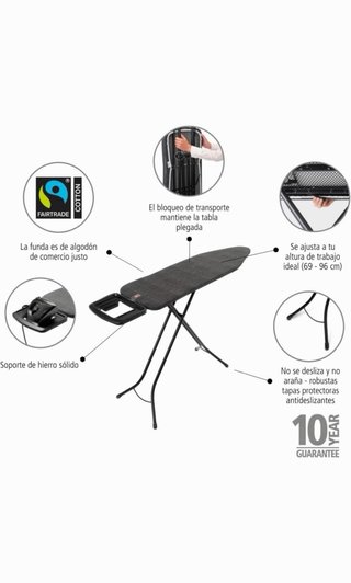 Tabla Planchar Brabantia B 124x38cm
