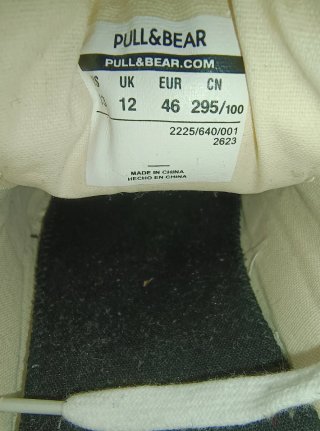 Zapatillas Pull&Bear NASA Talla 45