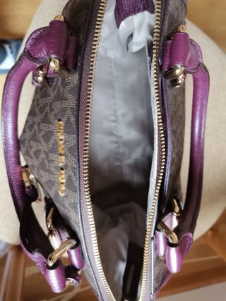 Bolso original Michael Kors Marrón y Morado