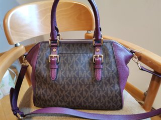 Bolso original Michael Kors Marrón y Morado