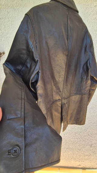 Chaqueta de piel Zara Talla L