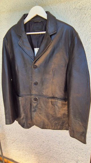Chaqueta de piel Zara Talla L