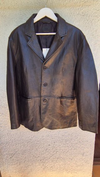 Chaqueta de piel Zara Talla L