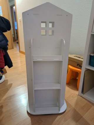 Estantería infantil giratoria blanca