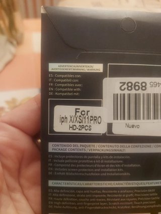 2 Protezioni Schermo Uno per iPhone X/XS/11 Pro