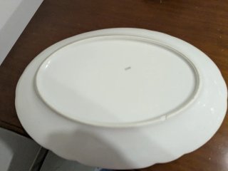 Vassoio ovale Ginori in porcellana bianco