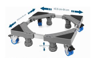 Base ajustable para lavadora/frigorífico, secadora