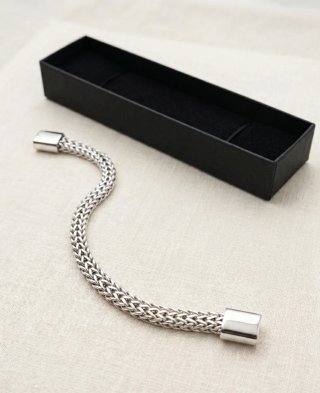 Pulsera acero inoxidable hombre estilo cubano