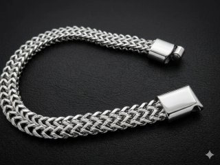 Pulsera acero inoxidable hombre con caja