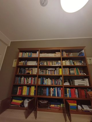 Libreria vintage in legno