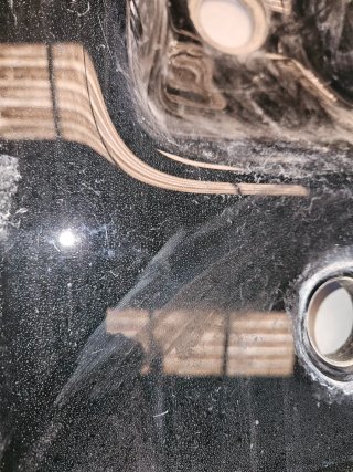 Lavabo de Baño 30x50 Vidrio Negro.