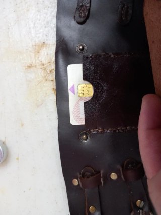 Muñequera de cuero hecha a mano 30 euros si gravad