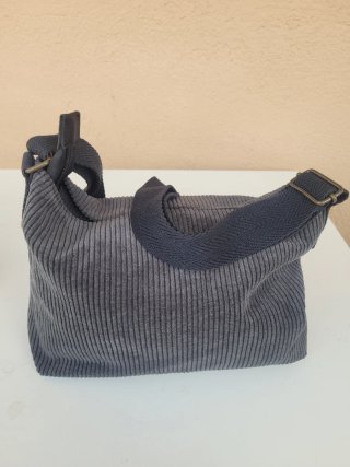 Bolso CUIROTS Gris Pana